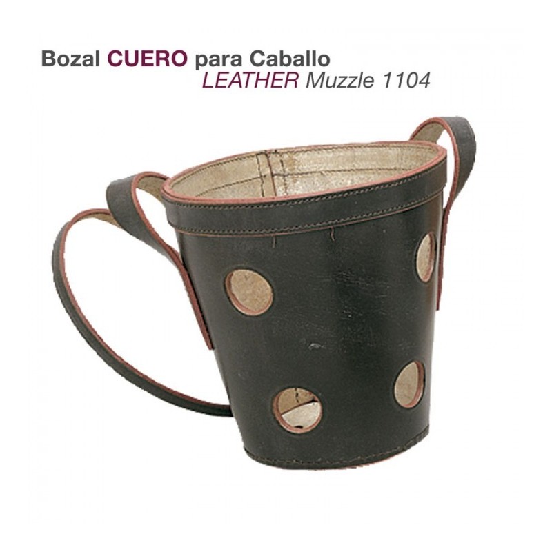 BOZAL CUERO PARA CABALLO