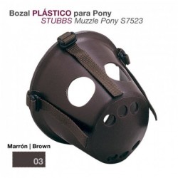 BOZAL PLÁSTICO PARA PONY STUBB S7523