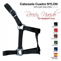 CABEZADA CUADRA NYLON RECIEN NACIDO 0278