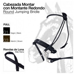 CABEZADA MONTAR MONTANTE REDONDO FULL