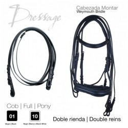 CABEZADA MONTAR DOMA DOBLE RIENDA S-112