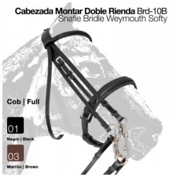 CABEZADA MONTAR DOBLE RIENDA BRD-10B