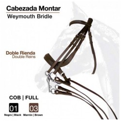 CABEZADA MONTAR DOBLE RIENDA S-2873