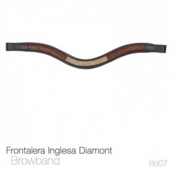 FRONTALERA INGLESA DIAMONT BB07 NEGRO