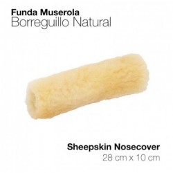 FUNDA PARA MUSEROLA BORREGUILLO NATURAL