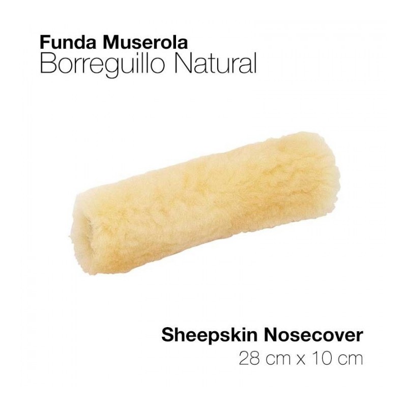 FUNDA PARA MUSEROLA BORREGUILLO NATURAL