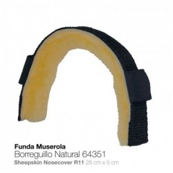 FUNDA PARA MUSEROLA BORREGUILLO NATURAL 64351