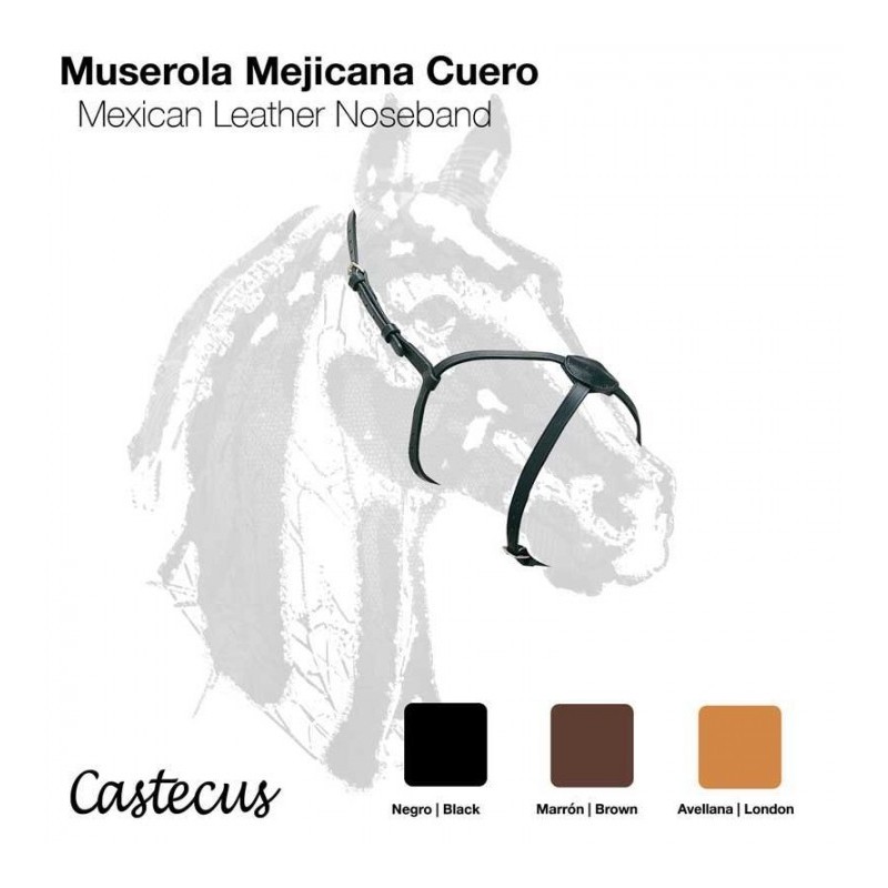 MUSEROLA MEJICANA CUERO CASTECUS