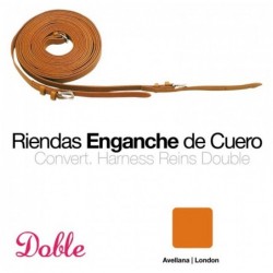 ENGANCHE RIENDAS DOBLE 0764 SUELTAS AVELLANA