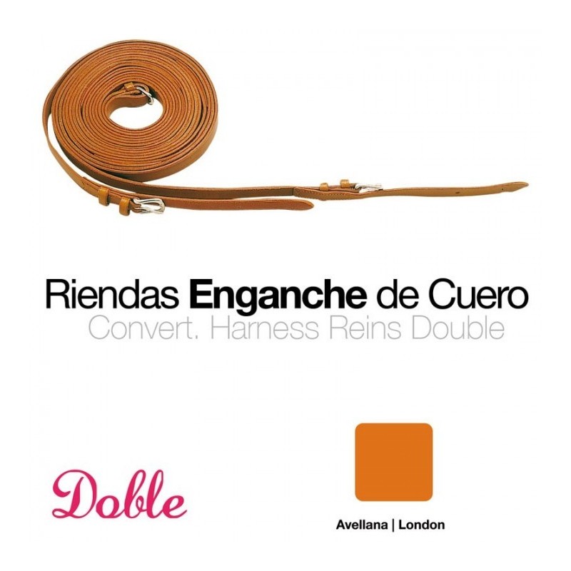 ENGANCHE RIENDAS DOBLE 0764 SUELTAS AVELLANA