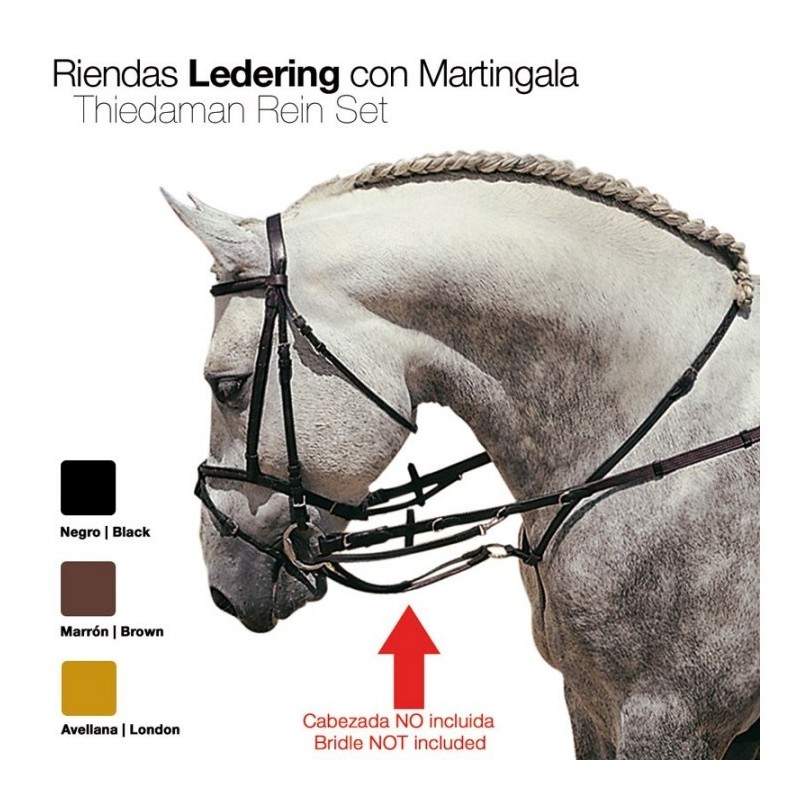 RIENDAS LEDERING CON MARTINGALA 1814