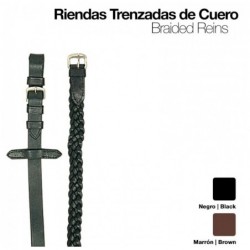 RIENDAS TRENZADAS CUERO 1803