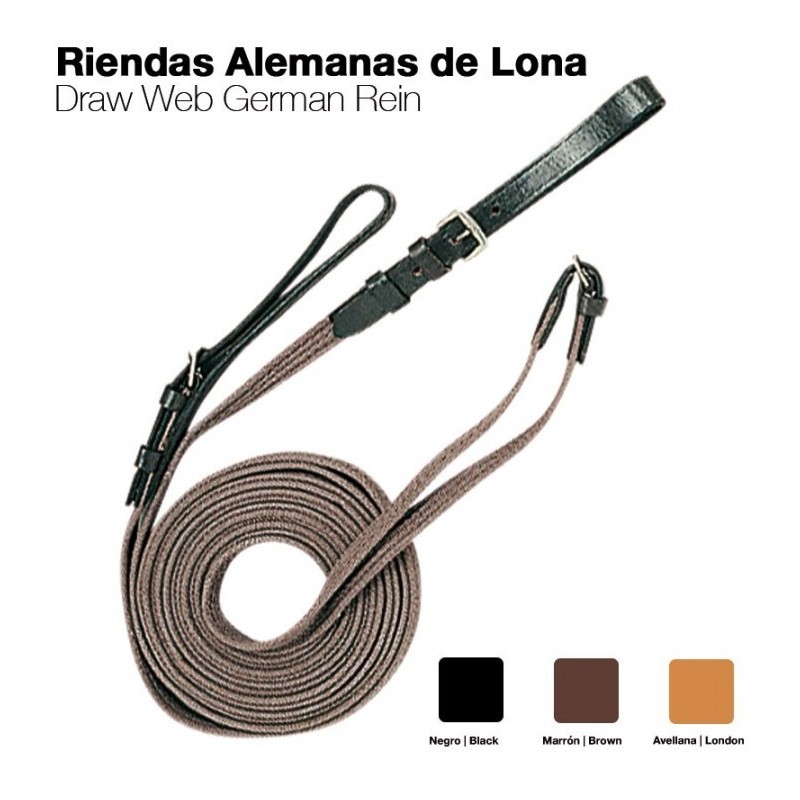 RIENDAS ALEMANAS LONA 455