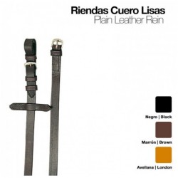 RIENDAS CUERO LISAS 1801