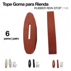 TOPE GOMA PARA RIENDA 1145 6 pares