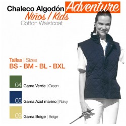 CHALECO ALGODÓN ADVENTURE NIÑO