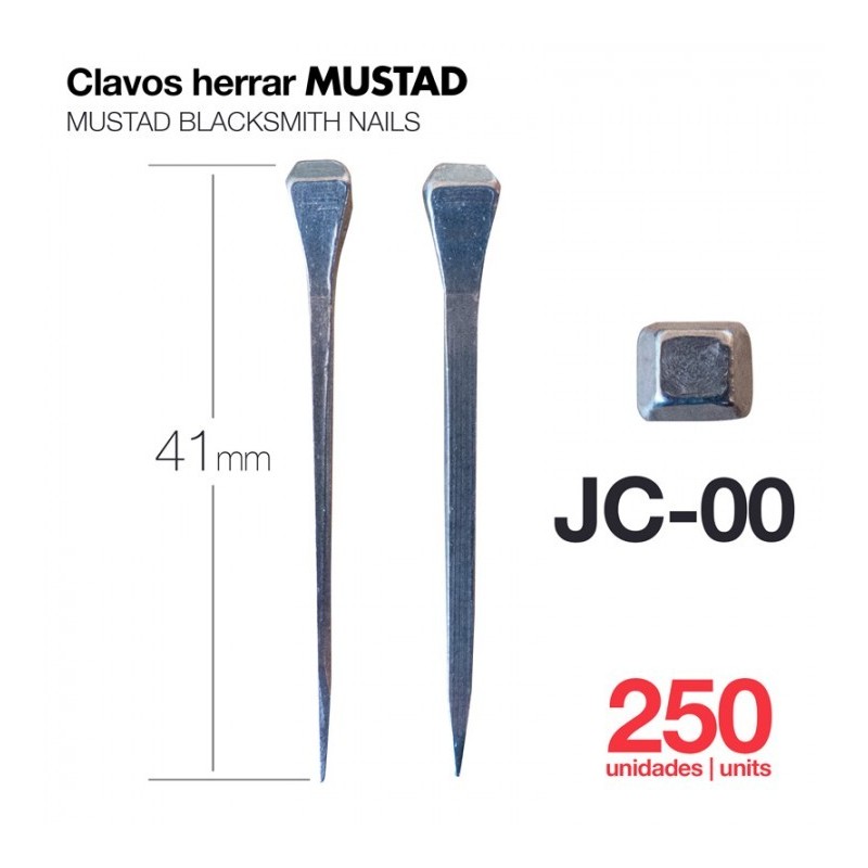 CLAVOS HERRAR MUSTAD 250uds JC-00