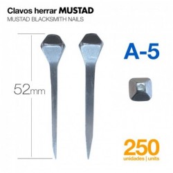 CLAVOS HERRAR MUSTAD 250uds A-5