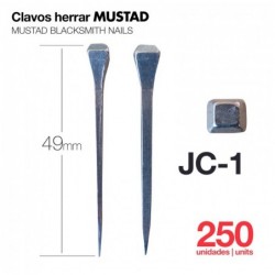 CLAVOS HERRAR MUSTAD 250uds JC-1