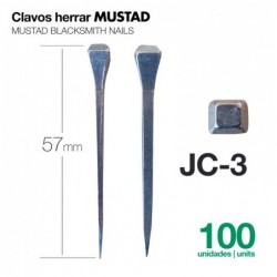 CLAVOS HERRAR MUSTAD 100uds JC-3