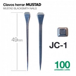 CLAVOS HERRAR MUSTAD 100uds JC-1