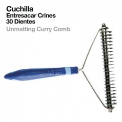 CUCHILLA ENTRESACAR CRINES 30-DIENTES 838 AZUL Ref: 21030370005