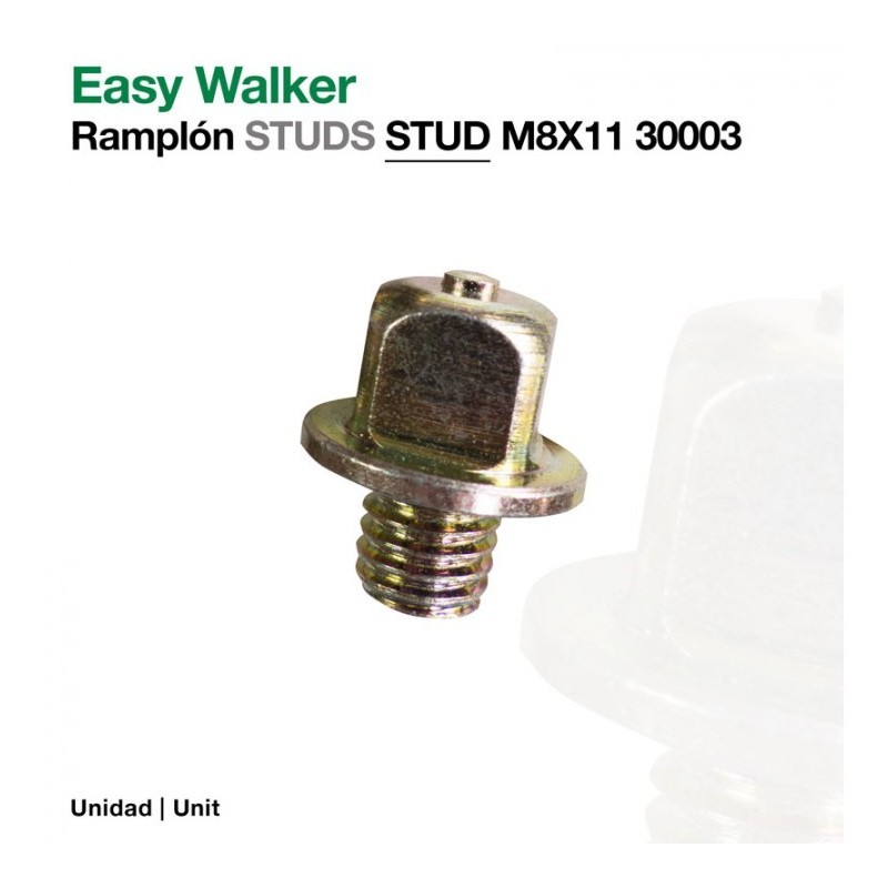 EASY WALKER: RAMPLÓN STUDS M8X11 30003(ud)
