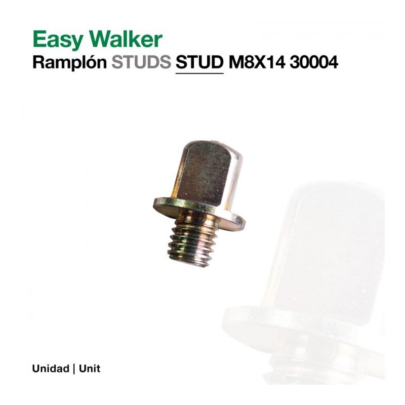 EASY WALKER: RAMPLÓN STUDS M8X14 30004(ud)