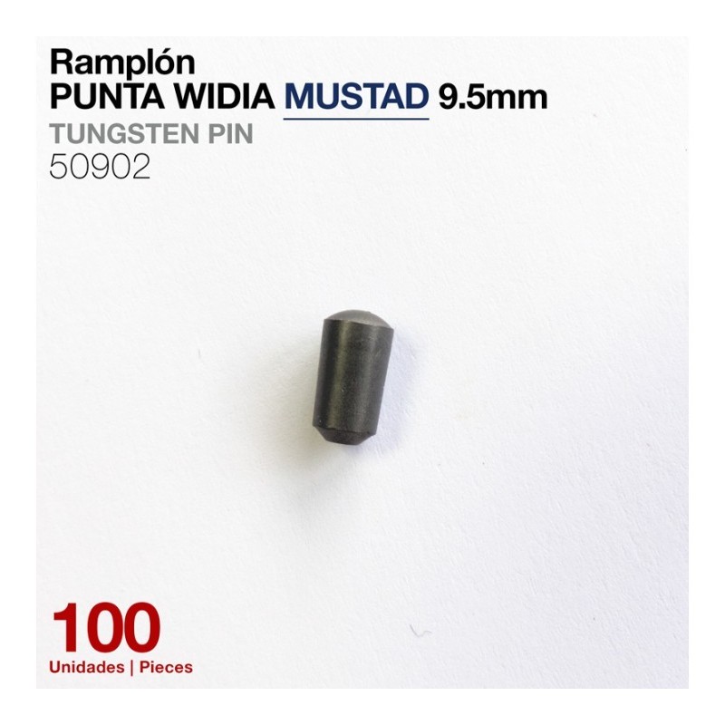 RAMPLÓN PUNTA WIDIA MUSTAD 9.5MM 50902 100UDS