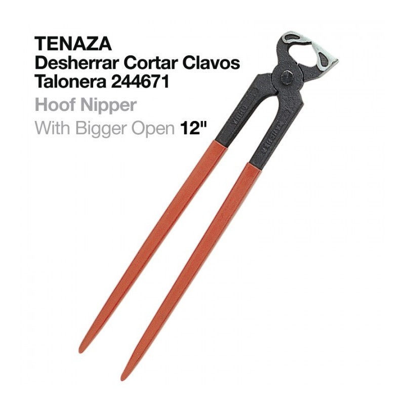 TENAZA CORTAR CLAVOS DESHERRAR TALONERA 244671