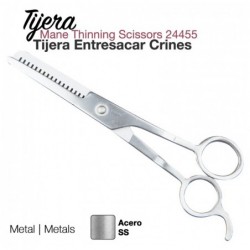 TIJERA ENTRESACAR CRINES INOX 24455