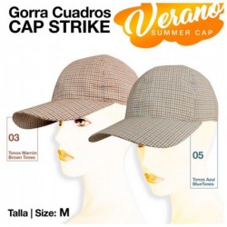 GORRA CAP STRIKE VERANO CUADRO t.M