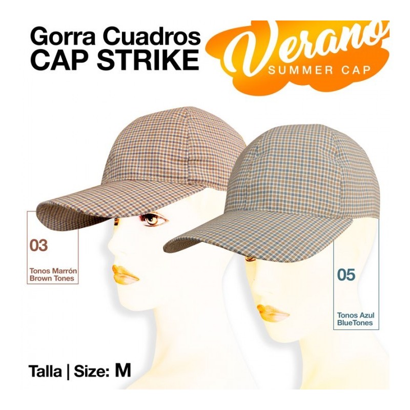 GORRA CAP STRIKE VERANO CUADRO t.M