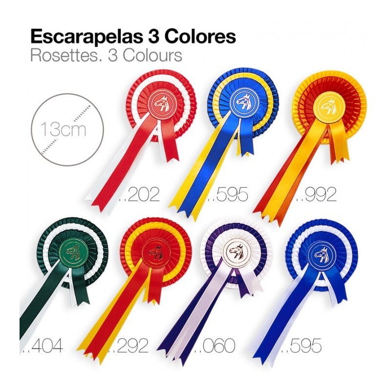 ESCARAPELAS 3 COLORES