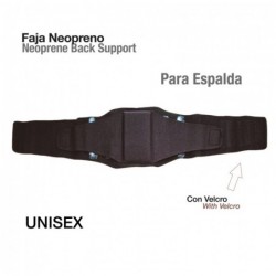 FAJA NEOPRENO PARA ESPALDA TN-3005-L NEGRO