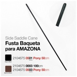 FUSTA BAQUETA PARA AMAZONA 100 cm.