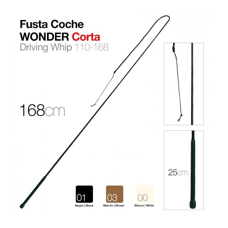 FUSTA COCHE WONDER CORTA 110-168 BLANCO 170cm