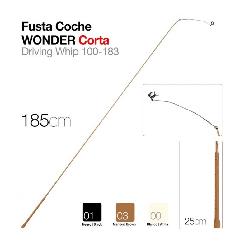 FUSTA COCHE WONDER CORTA 100-183 BLANCO 185cm.