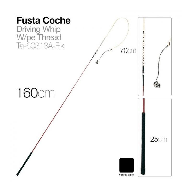 FUSTA COCHE TF TA-60313A NEGRO 160cm