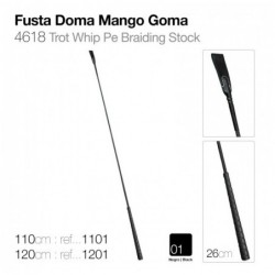 FUSTA DOMA MANGO GOMA 4618 NEGRO