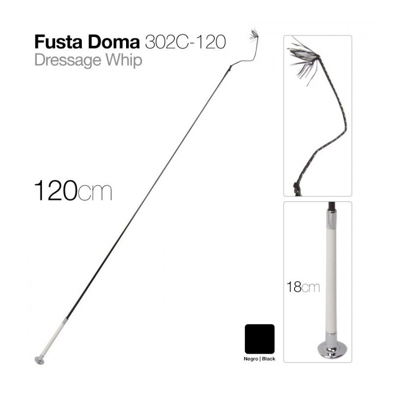 FUSTA DOMA 302C-120 NEGRO 120cm