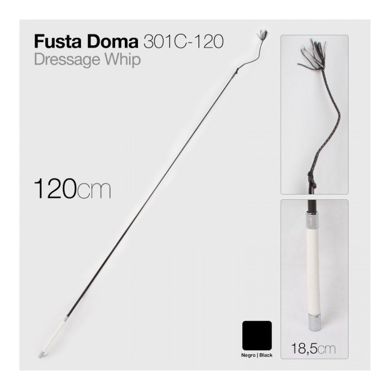 FUSTA DOMA 301C-120 NEGRO 120cm