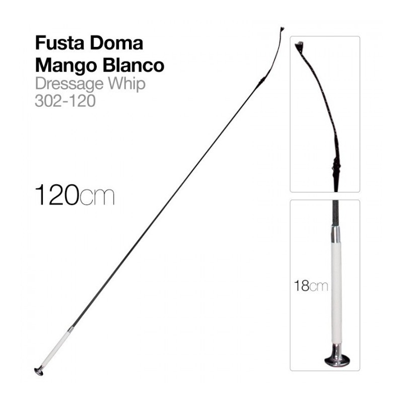 FUSTA DOMA MANGO BLANCO 302 120cm