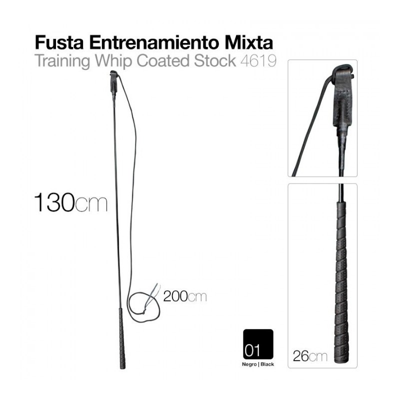 FUSTA ENTRENAMIENTO MIXTA 4619 NEGRO 130cm