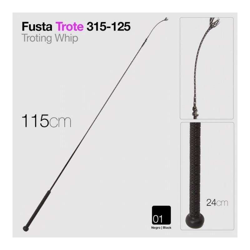 FUSTA TROTE 315-125 NEGRO 115cm