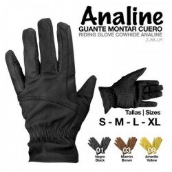 GUANTE MONTAR CUERO ANALINE