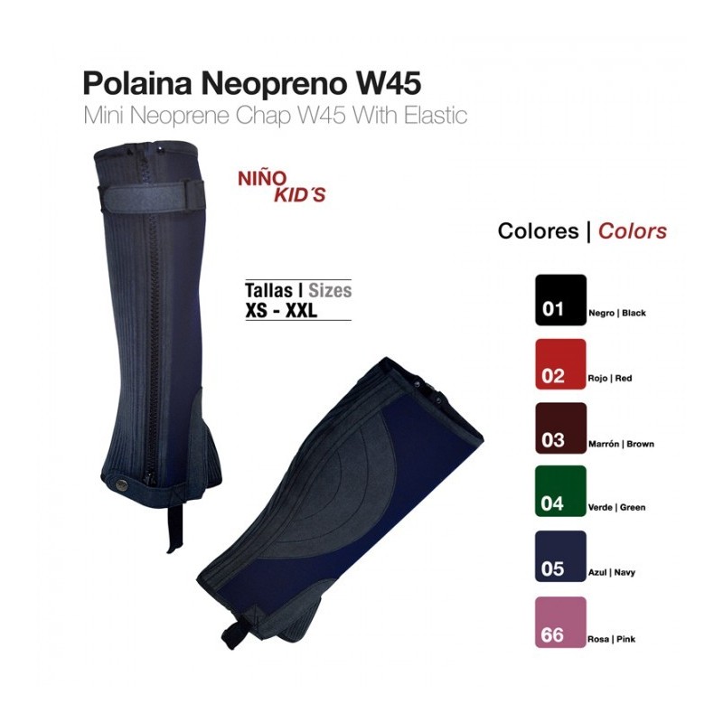 POLAINA NEOPRENO NIÑO W45