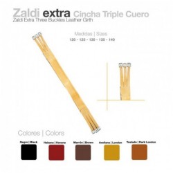 CINCHA TRIPLE CUERO ZALDI EXTRA