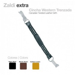 CINCHA WESTERN TRENZADA ZALDI EXTRA