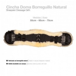 CINCHA DOMA BORREGUILLO NATURAL R10